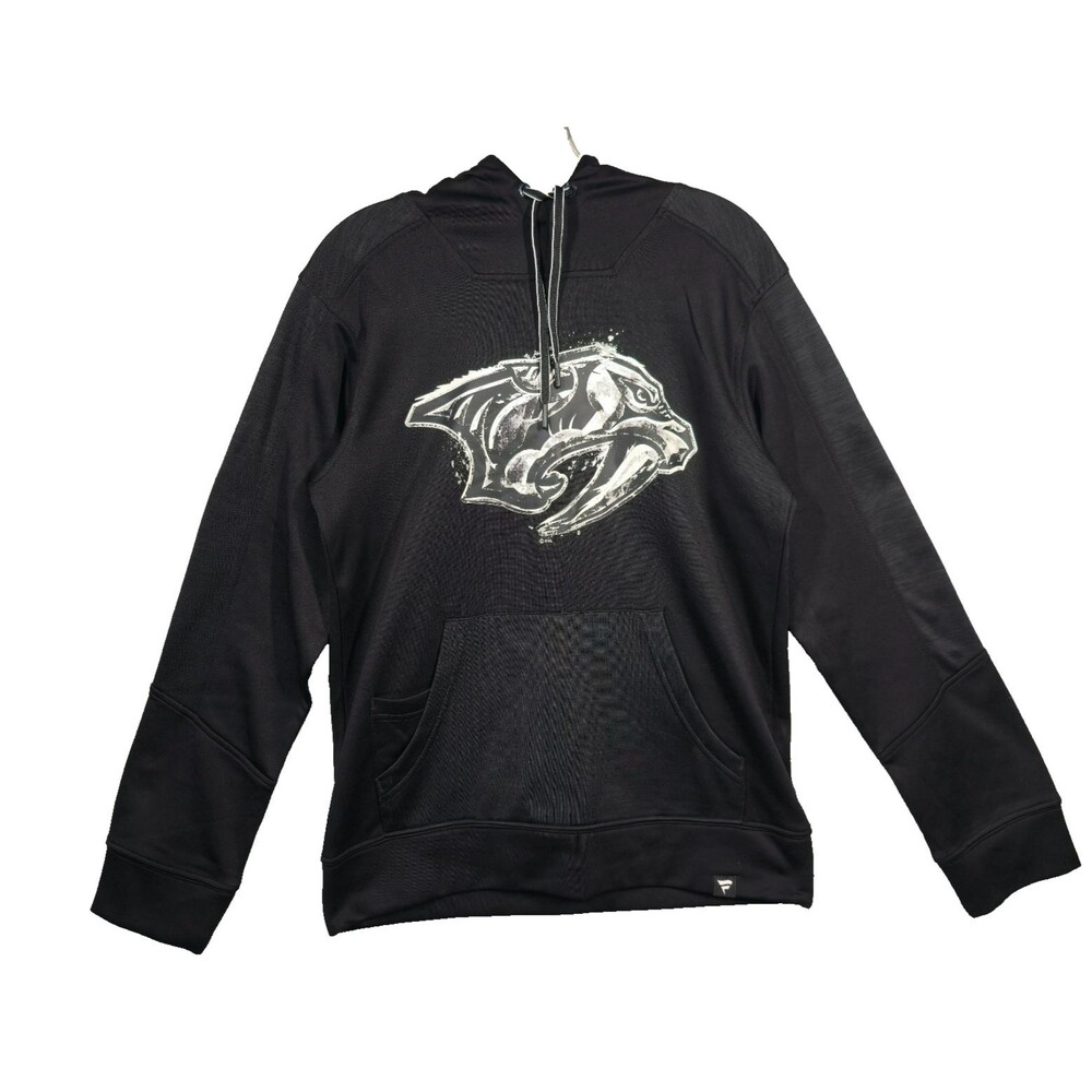 Men's Black Nashville Predators Team Pride Logo Pullover Hoodie Size Small